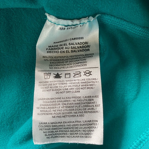 Nike  Dri fit Turquoise Long Sleeve Top - Picture 4 of 4